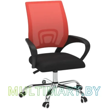 Кресло LoftyHome Staff (черный/красный)